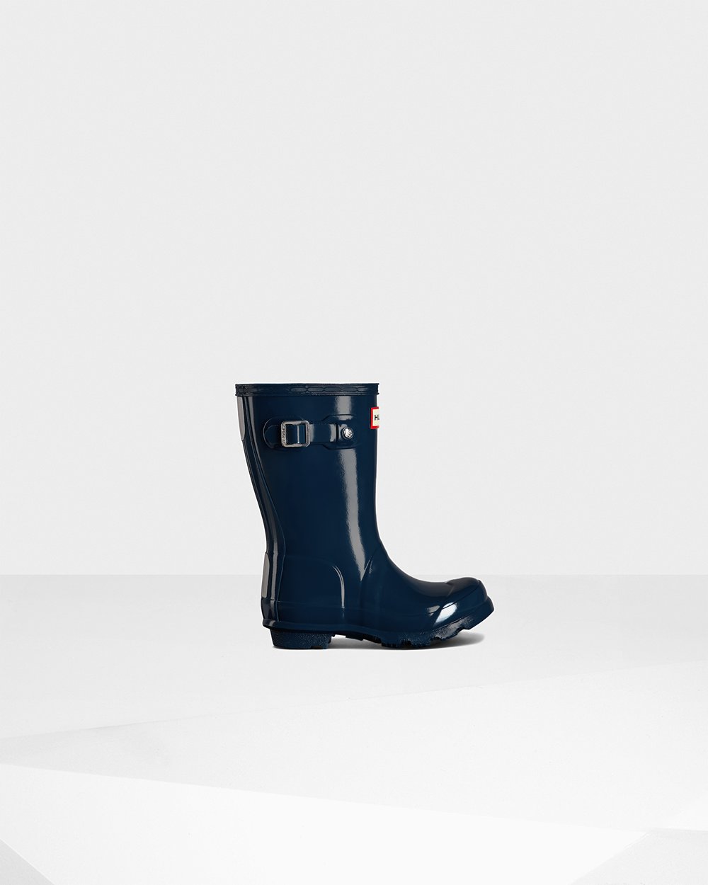 Hunter Niños Original Little Gloss - Botas de Lluvia Azul Marino - 891-NZWLMK